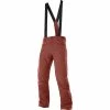 Pantalons De Ski SALOMON EDGE PANT M MADDER BROWN 22 Rouge -Vêtements hiver Homme Soldes 9 100286 edge pant m madder brown lc1584600 01