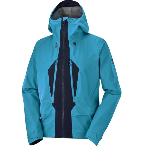 Vestes De Ski SALOMON OUTPEAK GTX 3L JKT M BARRIER 22 Bleu 3 Vestes De Ski SALOMON OUTPEAK GTX 3L JKT M BARRIER 22 Bleu