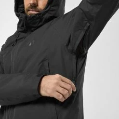 Vestes De Ski MILLET FITZ ROY INSULATED JKT M BLACK 22 Noir -Vêtements hiver Homme Soldes 9 101728 fitz roy insulated jkt m black miv8794 0247 05