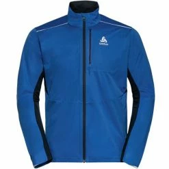 Vestes De Ski ODLO LANGNES NAUTICAL JACKET BLUE/DARK SAPPHIRE 22 Bleu