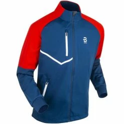 Vestes De Ski DAEHLIE JACKET KIKUT MEN ESTATE BLUE 22 Bleu / Rouge