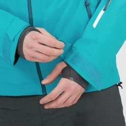 Vestes De Ski SALOMON OUTLAW 3L JKT M BARRIER REEF 22 Bleu -Vêtements hiver Homme Soldes 9 102372 outlaw 3l jktm barrier reef lc1575800 05