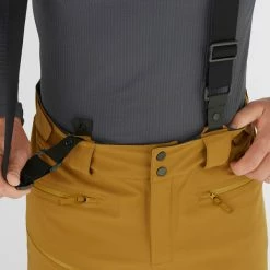 Pantalons De Ski SALOMON OUTLAW 3L PANT BRONZE BROWN 22 Marron -Vêtements hiver Homme Soldes 9 102373 outlaw 3l pant bronze brown lc1575900 04