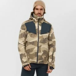 Vestes De Ski SALOMON BRILLIANT JKT M ROASTED CASHEW/AO/EBONY 22 Beige / Marron -Vêtements hiver Homme Soldes 9 102374 brilliant jkt m roasted cashew ao ebony lc1576400 04