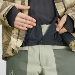 Vestes De Ski SALOMON BRILLIANT JKT M ROASTED CASHEW/AO/EBONY 22 Beige / Marron -Vêtements hiver Homme Soldes 9 102374 brilliant jkt m roasted cashew ao ebony lc1576400 06