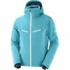 Vestes De Ski SALOMON BRILLIANT JKT M BARRIER REEF 22 Bleu -Vêtements hiver Homme Soldes 9 102375 brilliant jkt m barrier reef lc1576500 01