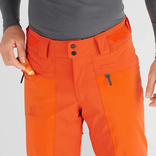 Pantalons De Ski SALOMON BRILLIANT PANT M PUREED PUMPKIN/RED ORAN 22 Orange 7 Pantalons De Ski SALOMON BRILLIANT PANT M PUREED PUMPKIN/RED ORAN 22 Orange – Image 5