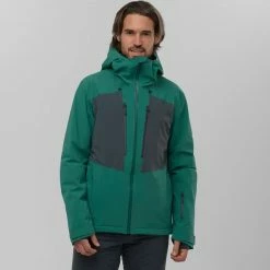 Vestes De Ski SALOMON HIGHLAND JKT M PACIFIC/EBONY 22 Gris / Vert 11 Vestes De Ski SALOMON HIGHLAND JKT M PACIFIC/EBONY 22 Gris / Vert -Vêtements hiver Homme Soldes 9 102423 highland jkt m pacific ebony lc1583200 04