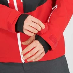 Vestes De Ski SALOMON HIGHLAND JKT M GOJI BERRY/BLACK 22 Rouge -Vêtements hiver Homme Soldes 9 102424 highland jkt m goji berry black lc1583300 05