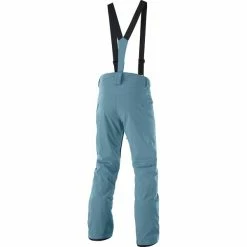 Pantalons De Ski SALOMON FORCE PANT M MALLARD BLUE 22 Bleu -Vêtements hiver Homme Soldes 9 102427 force pant m mallard blue lc1583600 02