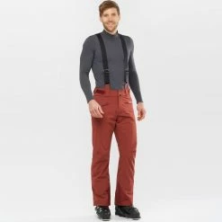 Pantalons De Ski SALOMON FORCE PANT M MADDER BROWN 22 Marron 12 Pantalons De Ski SALOMON FORCE PANT M MADDER BROWN 22 Marron -Vêtements hiver Homme Soldes 9 102433 force pant m madder brown lc1583800 05