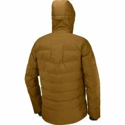 Vestes De Ski SALOMON SNOWSHELTER JKT M BRONZE BROWN/CUMIN/HEA 22 Marron -Vêtements hiver Homme Soldes 9 102444 snowshelter jkt m bronze brown cumin hea lc1586900 02