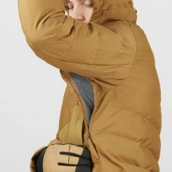Vestes De Ski SALOMON SNOWSHELTER JKT M BRONZE BROWN/CUMIN/HEA 22 Marron -Vêtements hiver Homme Soldes 9 102444 snowshelter jkt m bronze brown cumin hea lc1586900 04