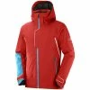 Vestes De Ski SALOMON RACE JKT M GOJI BERRY/BARRIER REEF 22 Rouge -Vêtements hiver Homme Soldes 9 102447 race jacket m goji berry barrier reef lc1587000 01