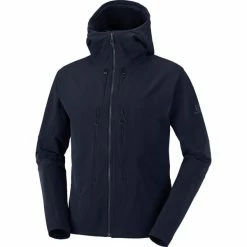 Vestes Softshells SALOMON OUTPEAK SOFTSHELL HDY M NIGHT SKY 22 Bleu