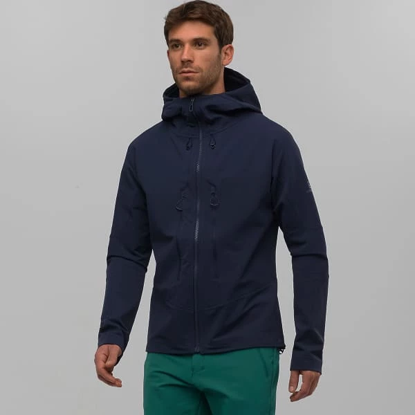 Vestes Softshells SALOMON OUTPEAK SOFTSHELL HDY M NIGHT SKY 22 Bleu 4 Vestes Softshells SALOMON OUTPEAK SOFTSHELL HDY M NIGHT SKY 22 Bleu – Image 2