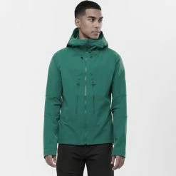 Vestes Softshells SALOMON OUTPEAK SOFTSHELL HDY M PACIFIC 22 Vert -Vêtements hiver Homme Soldes 9 102467 outpeak softshell hdy m pacific lc1594400 03