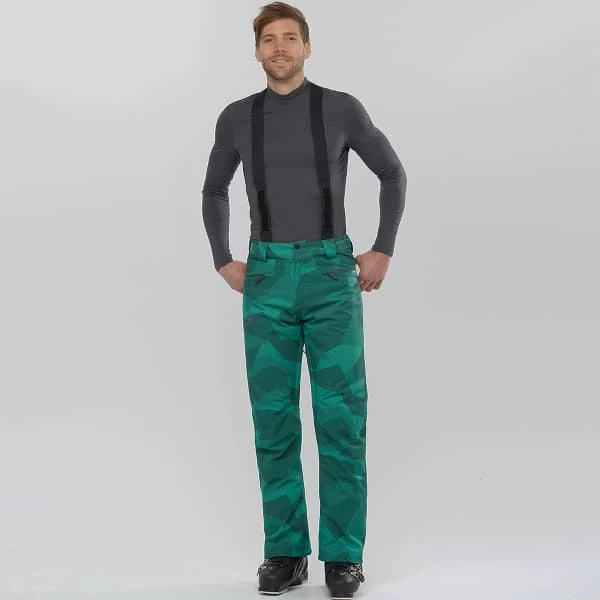 Pantalons De Ski SALOMON EDGE PANT M PACIFIC/AO 22 Vert 5 Pantalons De Ski SALOMON EDGE PANT M PACIFIC/AO 22 Vert – Image 3