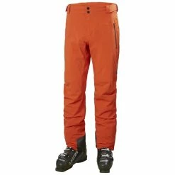 Pantalons De Ski HELLY HANSEN ALPHA LIFALOFT PANT PATROL 22 Orange