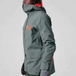 Vestes De Ski HELLY HANSEN RIDGE INFINITY SHELL JKT TROOPER 22 Gris -Vêtements hiver Homme Soldes 9 102657 ridge infinity shell jkt trooper 65809 591 05