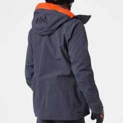 Vestes De Ski HELLY HANSEN RIDGE INFINITY SHELL JKT SLATE 22 Gris -Vêtements hiver Homme Soldes 9 102658 ridge infinity shell jkt slate 65809 983 05
