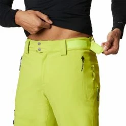 Pantalons De Ski COLUMBIA POWDER KEG III PANT BRIGHT CHARTREUSE 22 Vert -Vêtements hiver Homme Soldes 9 102730 powder keg iii pant bright chartreuse 1864101 386 05