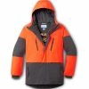 Vestes De Ski COLUMBIA AERIAL ASCENDER JACKET RED QUARTZ/SHARK 22 Orange / Gris -Vêtements hiver Homme Soldes 9 102749 1954391 813 01