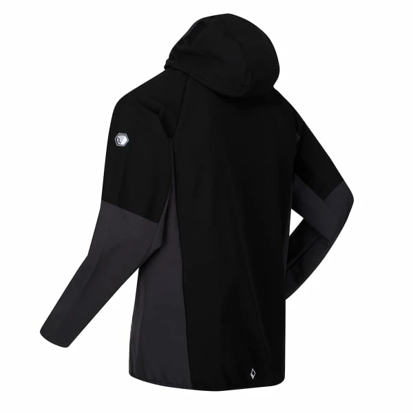 Vestes Softshells REGATTA GARN II BLK/ASH/ASH 22 Gris / Noir 5 Vestes Softshells REGATTA GARN II BLK/ASH/ASH 22 Gris / Noir – Image 3