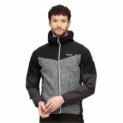 Vestes Softshells REGATTA GARN II BLK/ASH/ASH 22 Gris / Noir 12 Vestes Softshells REGATTA GARN II BLK/ASH/ASH 22 Gris / Noir -Vêtements hiver Homme Soldes 9 104222 garn ii blk ash ash rml214 d2q 05