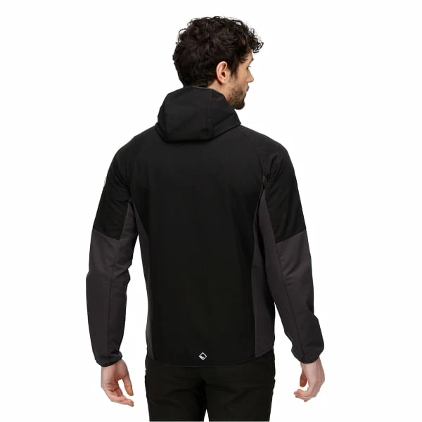 Vestes Softshells REGATTA GARN II BLK/ASH/ASH 22 Gris / Noir 8 Vestes Softshells REGATTA GARN II BLK/ASH/ASH 22 Gris / Noir – Image 6