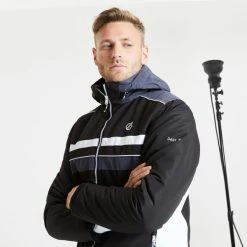Vestes De Ski DARE 2B VINDICATOR JKT BLACK/EBONY 22 Noir / Gris / Blanc -Vêtements hiver Homme Soldes 9 104293 vindicator jkt black ebony dmp468 06n 06