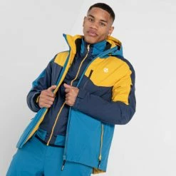 Vestes De Ski DARE 2B SUPERNOVA JKT NGHTFL/GLOWL 22 Bleu / Jaune -Vêtements hiver Homme Soldes 9 104305 supernova jkt nghtfl glowl dmp500 vzd 06