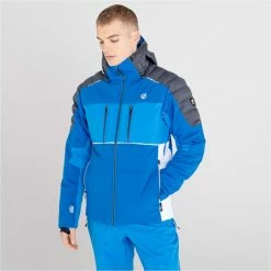 Vestes De Ski DARE 2B PIVOTAL JKT LAPIS BLUE/ATHLETIC BLUE 22 Bleu / Noir -Vêtements hiver Homme Soldes 9 104649 pivotal jacket lapis blue athletic blue dmp498 xw3 04