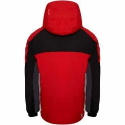 Vestes De Ski DARE 2B PIVOTAL JKT BLACK/EBONY 22 Noir / Rouge / Gris -Vêtements hiver Homme Soldes 9 104651 pivotal jacket black ebony dmp498 06n 02