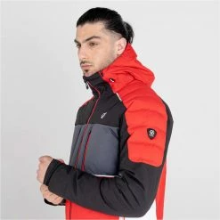 Vestes De Ski DARE 2B PIVOTAL JKT BLACK/EBONY 22 Noir / Rouge / Gris -Vêtements hiver Homme Soldes 9 104651 pivotal jacket black ebony dmp498 06n 06