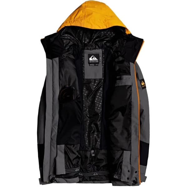 Vestes De Ski QUIKSILVER SYCAMORE JK M SNJT CHARCOAL BLACK 22 Orange / Gris / Noir 4 Vestes De Ski QUIKSILVER SYCAMORE JK M SNJT CHARCOAL BLACK 22 Orange / Gris / Noir – Image 2