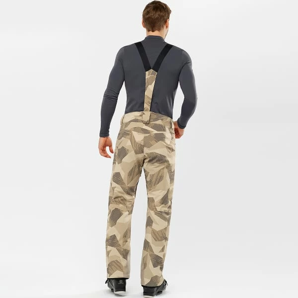 Pantalons De Ski SALOMON FORCE PANT M ROASTED CASHEW/AO 22 Beige / Marron 5 Pantalons De Ski SALOMON FORCE PANT M ROASTED CASHEW/AO 22 Beige / Marron – Image 3