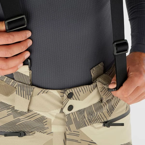 Pantalons De Ski SALOMON FORCE PANT M ROASTED CASHEW/AO 22 Beige / Marron 7 Pantalons De Ski SALOMON FORCE PANT M ROASTED CASHEW/AO 22 Beige / Marron – Image 5