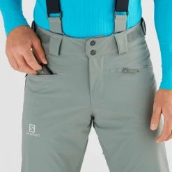 Pantalons De Ski SALOMON FORCE PANT M SEDONA SAGE 22 Gris 11 Pantalons De Ski SALOMON FORCE PANT M SEDONA SAGE 22 Gris -Vêtements hiver Homme Soldes 9 105136 force pant m sedona sage lc1583900 04