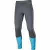 Collants De Ski SALOMON GTX® WS SSHELL TIGHT M EBONY/BARRIE 22 Gris / Bleu -Vêtements hiver Homme Soldes 9 105146 gtx r ws sshell tight m ebony barrie lc1616600 01