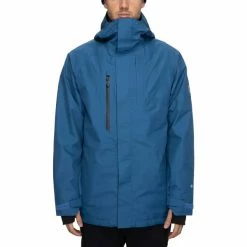 Vestes De Ski 686 M GLCR GORE-TEX CORE JKT BLUE STORM 22 Bleu