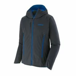 Vestes De Ski PATAGONIA M'S UPSTRIDE JKT SMOLDER BLUE 22 Bleu / Gris