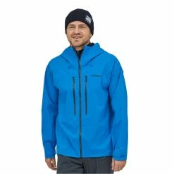 Vestes De Ski PATAGONIA M'S STORMSTRIDE JKT ANDES BLUE 22 Bleu -Vêtements hiver Homme Soldes 9 105465 29970 andb 03