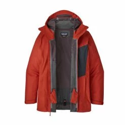 Vestes De Ski PATAGONIA M'S SNOWDRIFTER JKT HOT EMBER 22 Rouge -Vêtements hiver Homme Soldes 9 105467 30065 hte 04