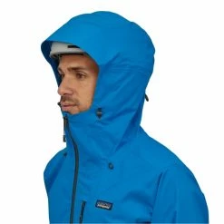 Vestes De Ski PATAGONIA M'S SNOWSHOT JKT ANDES BLUE 22 Bleu -Vêtements hiver Homme Soldes 9 105481 30942 andb 04