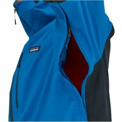 Vestes De Ski PATAGONIA M'S SNOWSHOT JKT ANDES BLUE 22 Bleu -Vêtements hiver Homme Soldes 9 105481 30942 andb 05