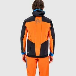 Vestes De Ski KARPOS PIZ PALU JKT BLACK TANGERINE TANGO 22 Noir / Orange / Bleu -Vêtements hiver Homme Soldes 9 106371 piz palu jacket black tangerine tango 2501039 019 05