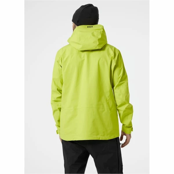 Vestes De Ski HELLY HANSEN VERGLAS INFINITY SHELL JACKET SWEET LIME 22 Jaune 6 Vestes De Ski HELLY HANSEN VERGLAS INFINITY SHELL JACKET SWEET LIME 22 Jaune – Image 4