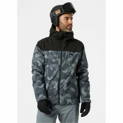 Vestes De Ski HELLY HANSEN GRAVITATION JACKET TROOPER CAMO 22 Gris / Noir -Vêtements hiver Homme Soldes 9 107853 gravitation jacket trooper camo 65743 593 03
