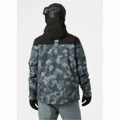 Vestes De Ski HELLY HANSEN GRAVITATION JACKET TROOPER CAMO 22 Gris / Noir -Vêtements hiver Homme Soldes 9 107853 gravitation jacket trooper camo 65743 593 04